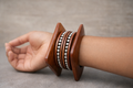 Viraah Handcrafted Wooden Bangles