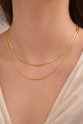 Golden Serenity Layered Necklace