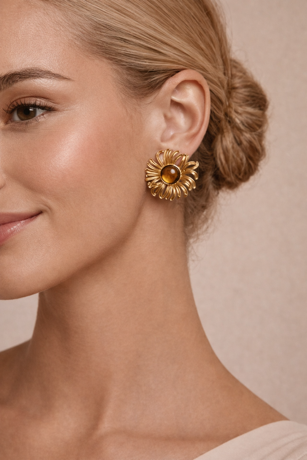 Solara Bloom Stud Earrings