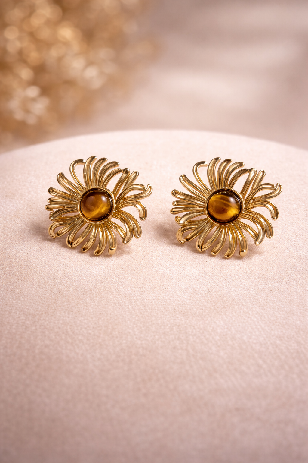 Solara Bloom Stud Earrings