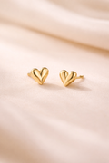 Amour Heart Stud Earrings