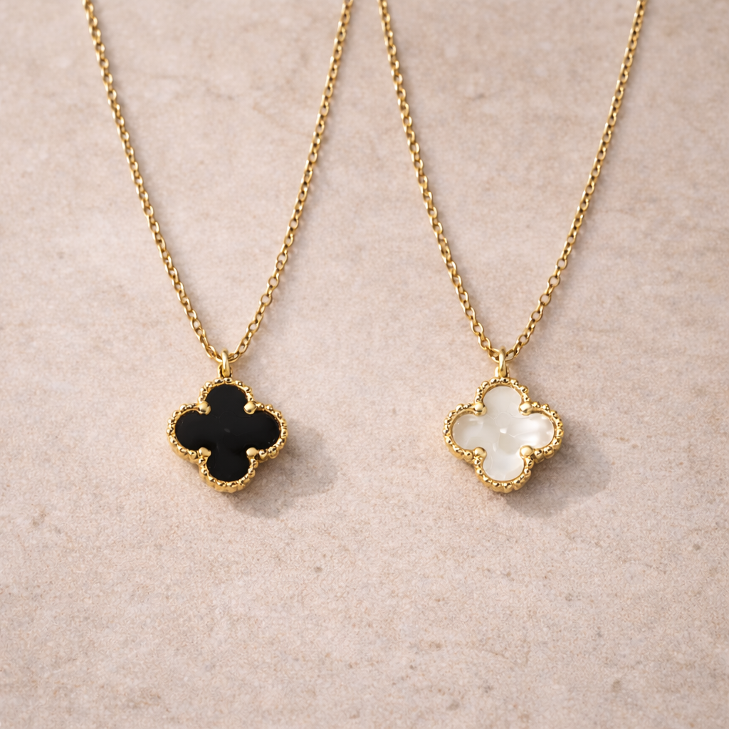 Double Sided Clover Necklace