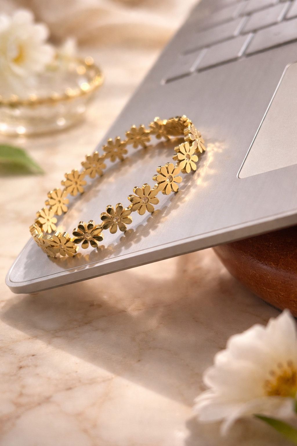 Golden Daisy Bracelet