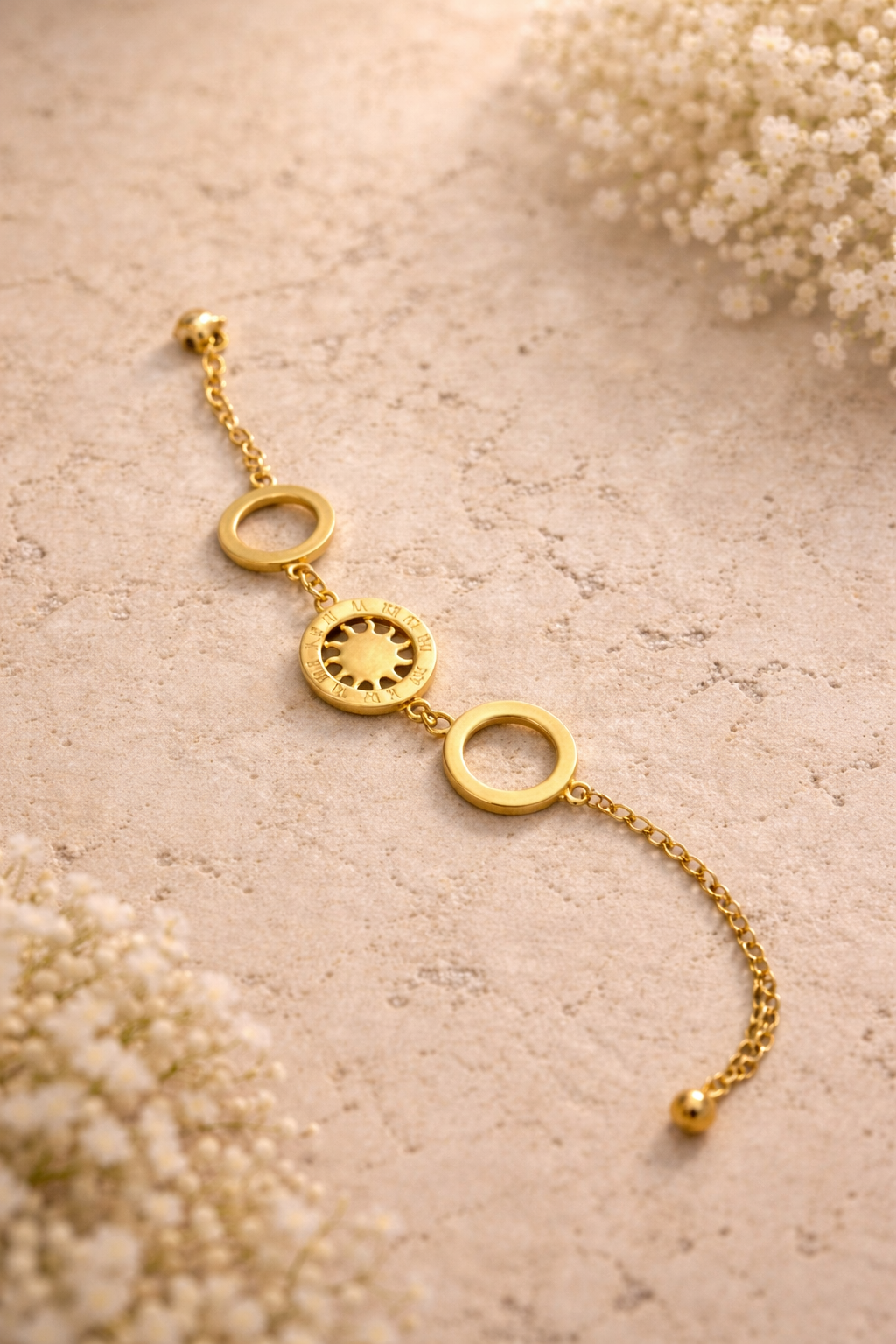 Aurelia Sun Circle Bracelet